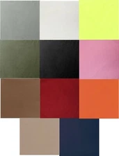 Solid Bandana Plain Cotton Do Rag Headwrap Square Neck Face Cover 22"