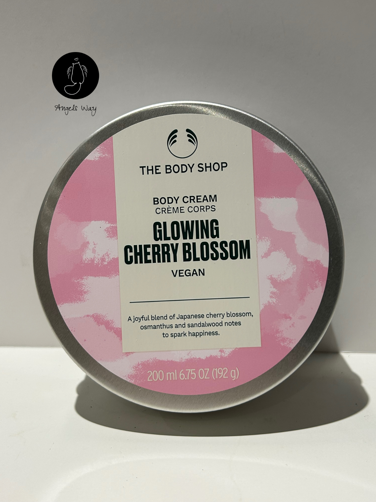 The Body Shop Glowing Cherry Blossom Body Cream 200ml Vegan New