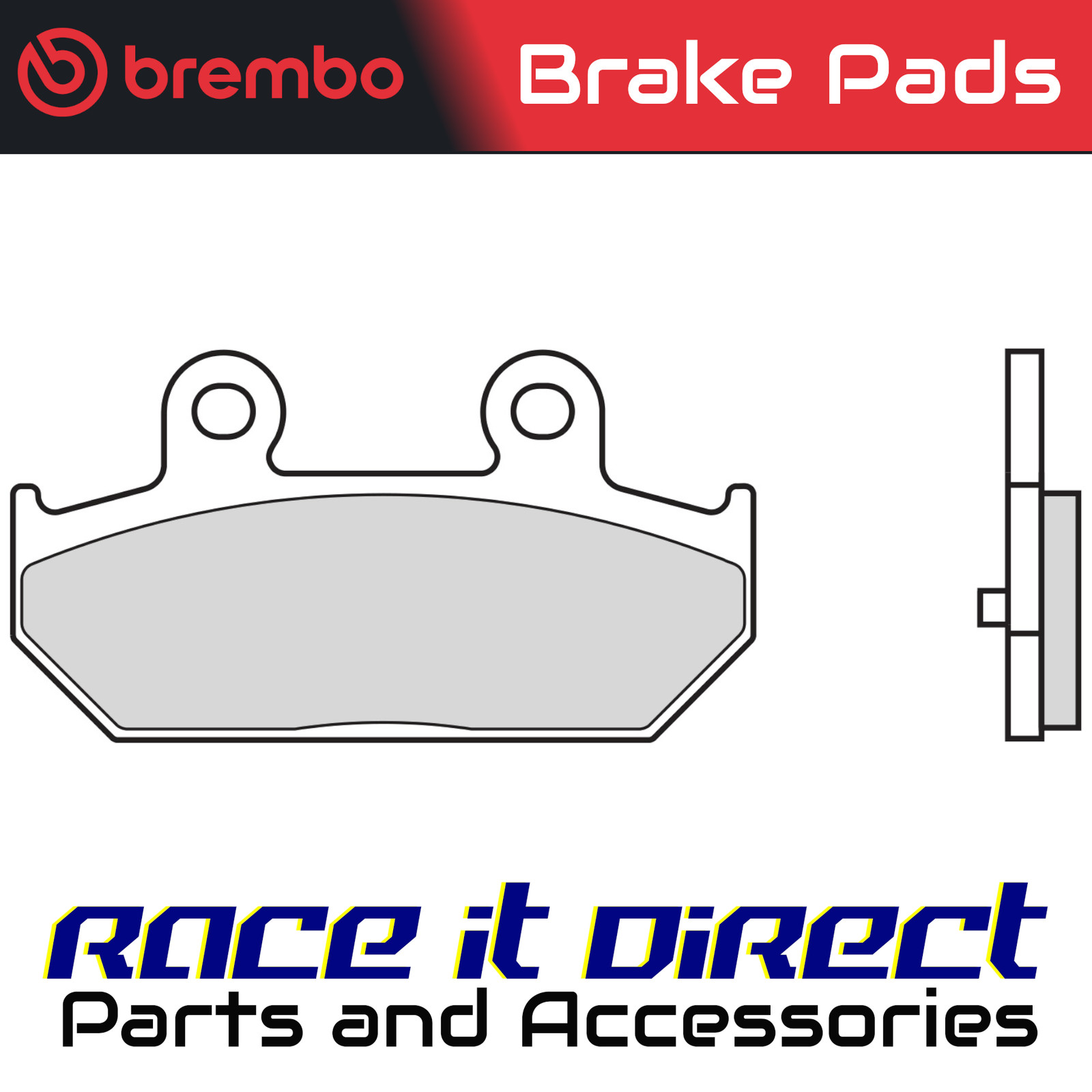 Brake Pads for SUZUKI AN 400 A BURGMAN ABS 2013 Rear Sinter Scoot Brembo - Image 5