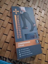 Tommie Copper Sport Compression Socks 2 Pair Sml / Med New