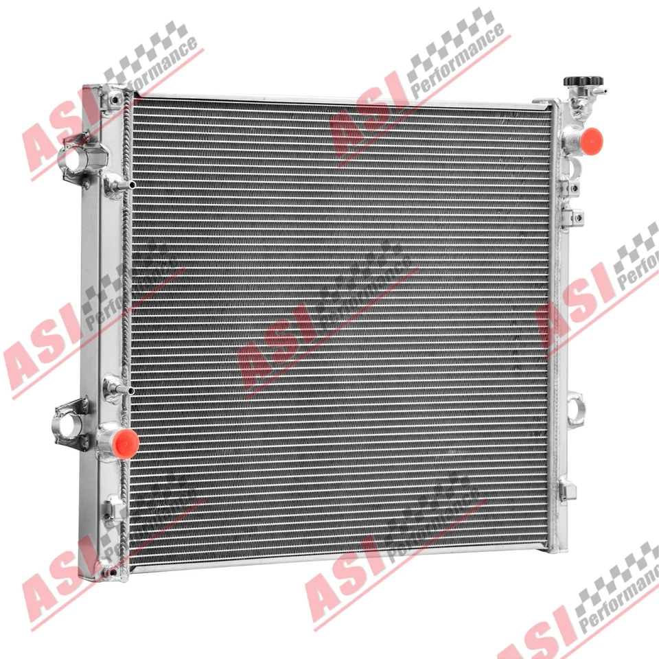 Radiador de aluminio de 2 filas para Toyota 4Runner FJ Cruiser V6 2003-2009 2007 4,0 L Foto 3 de 4