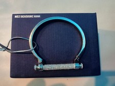 Swarovski Bar Bangle Crystal, D Shape