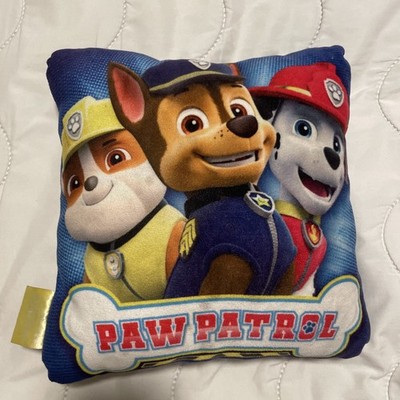 Paw Patrol Pillow 10 x10  - Featuring Chase, Marshall, Rubble