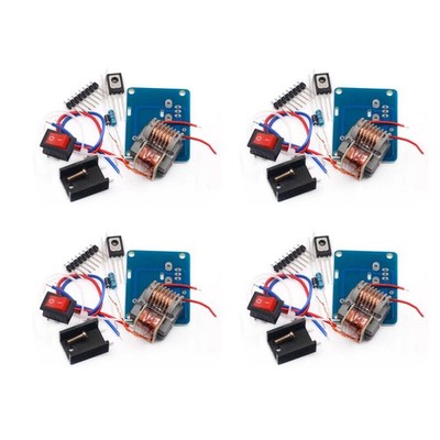 4Pcs 14KV DIY Ignition Coil Module Assembly Kit DC 3.7V-4.2V