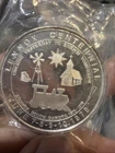 Vintage 1 Oz 999 Silver Art Round Lennox Centennial South Dakota