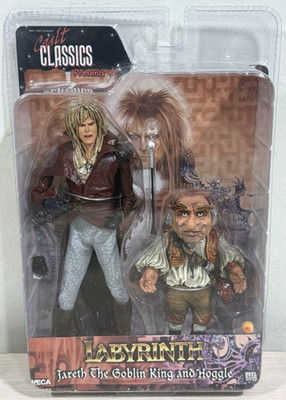 NECA REELTOYS Cult Classics Labyrinth Jareth The Goblin King & Hoggle NEW SEALED
