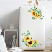 SunFlower Decals Car Stickers Graphics Nursery Wall Casement Decorations Art