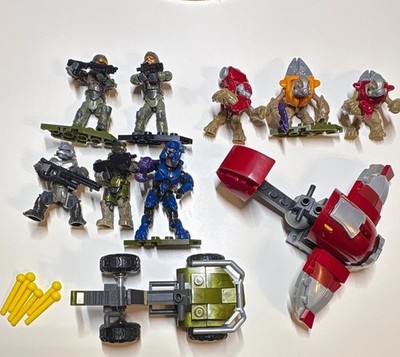 MEGA Construx Halo Infinite 2 in 1 Set Lot w/ Spartan & Grunt GNB40 GVP42