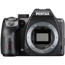 PENTAX K-70 Body Black DSLR Camera Weather Resistant with Battery and Charger