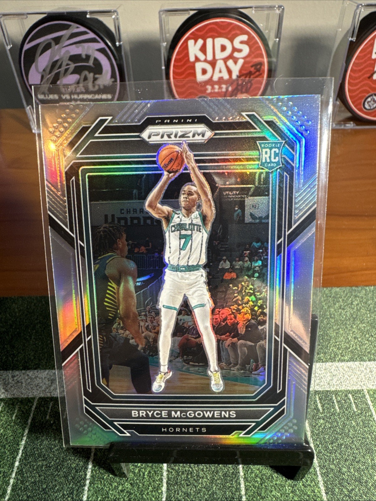 2022-23 Prizm Bryce McGowens RC Prizms Silver Rookie #222 Hornets