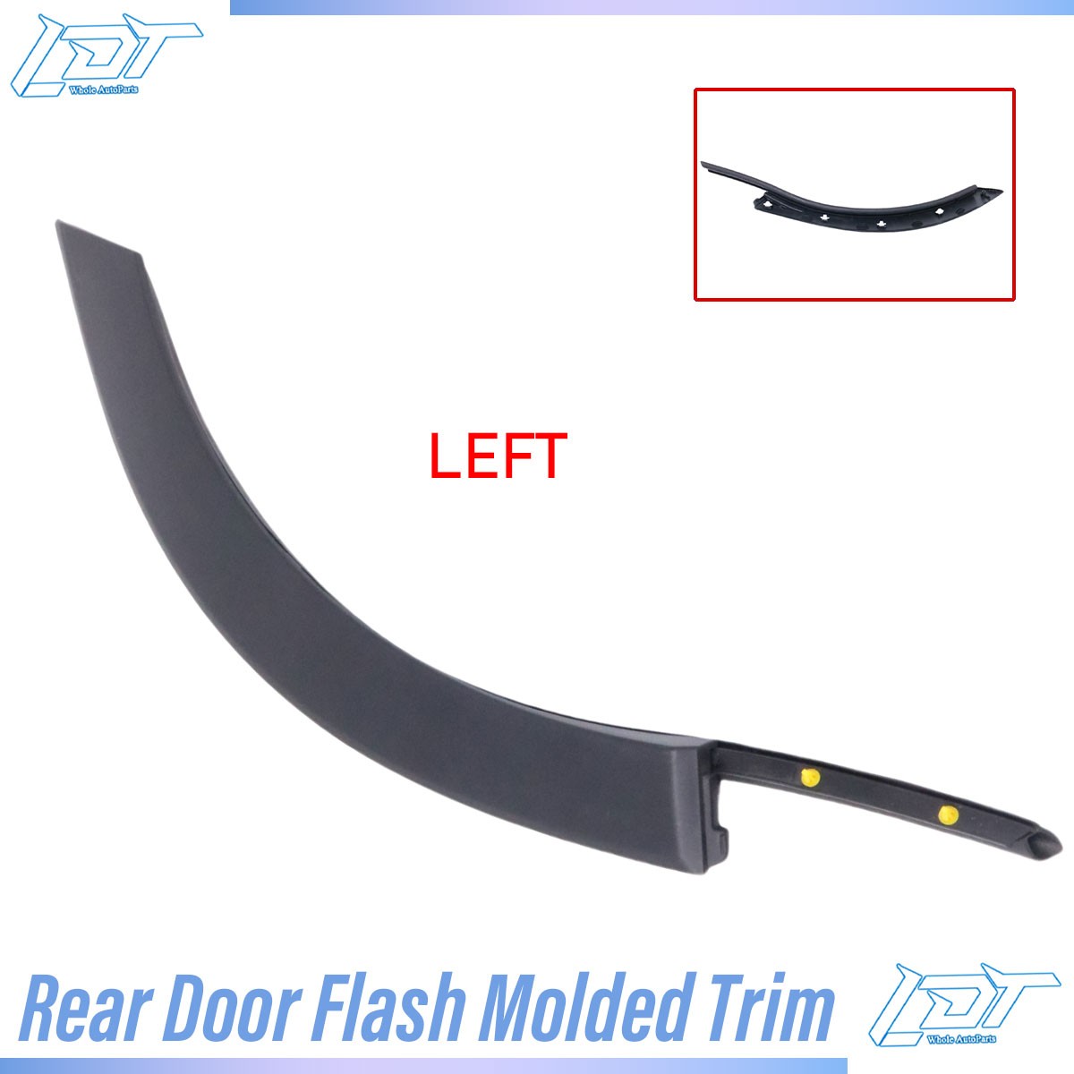 Rear Wheel Opening Molding Driver Side Fits For 2023-2025 Honda CR-V