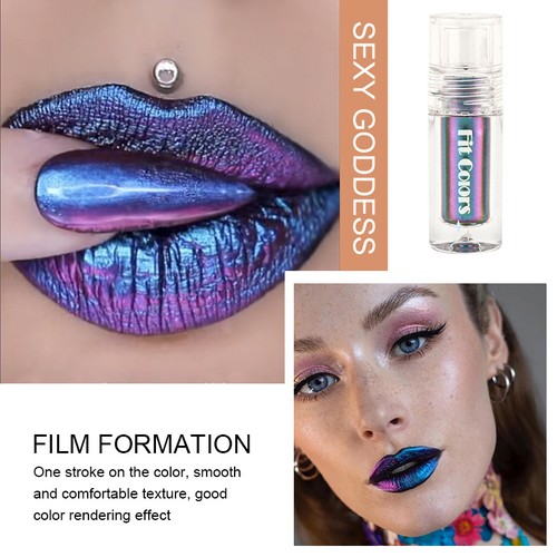Sombra de ojos líquida camaleón delineador de ojos aurora multicolor cromo maquillaje de ojos calma - Imagen 9 de 23