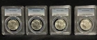 Lot of 4 PCGS MS 64 1964 Kennedy Half Dollar Silver Coins-840