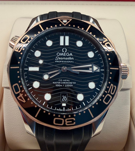 OMEGA Seamaster Diver 300M 18K Sedna Gold/SS - 2026 Model (210...