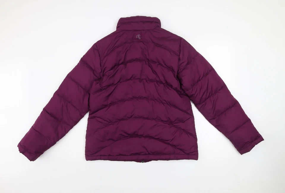 Lands’ End Women’s Purple Puffer Jacket Size S Down Insulated Coat - Image 3 of 4