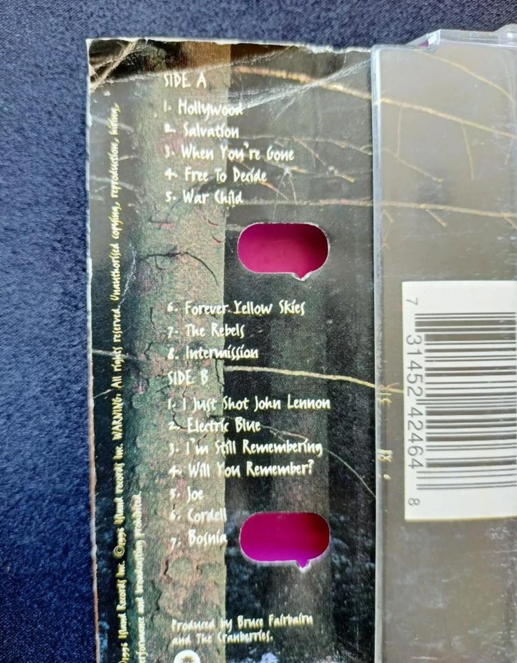 The Cranberries : To The Faithful Departed ( Cassette Tape ) - Image 3 of 4