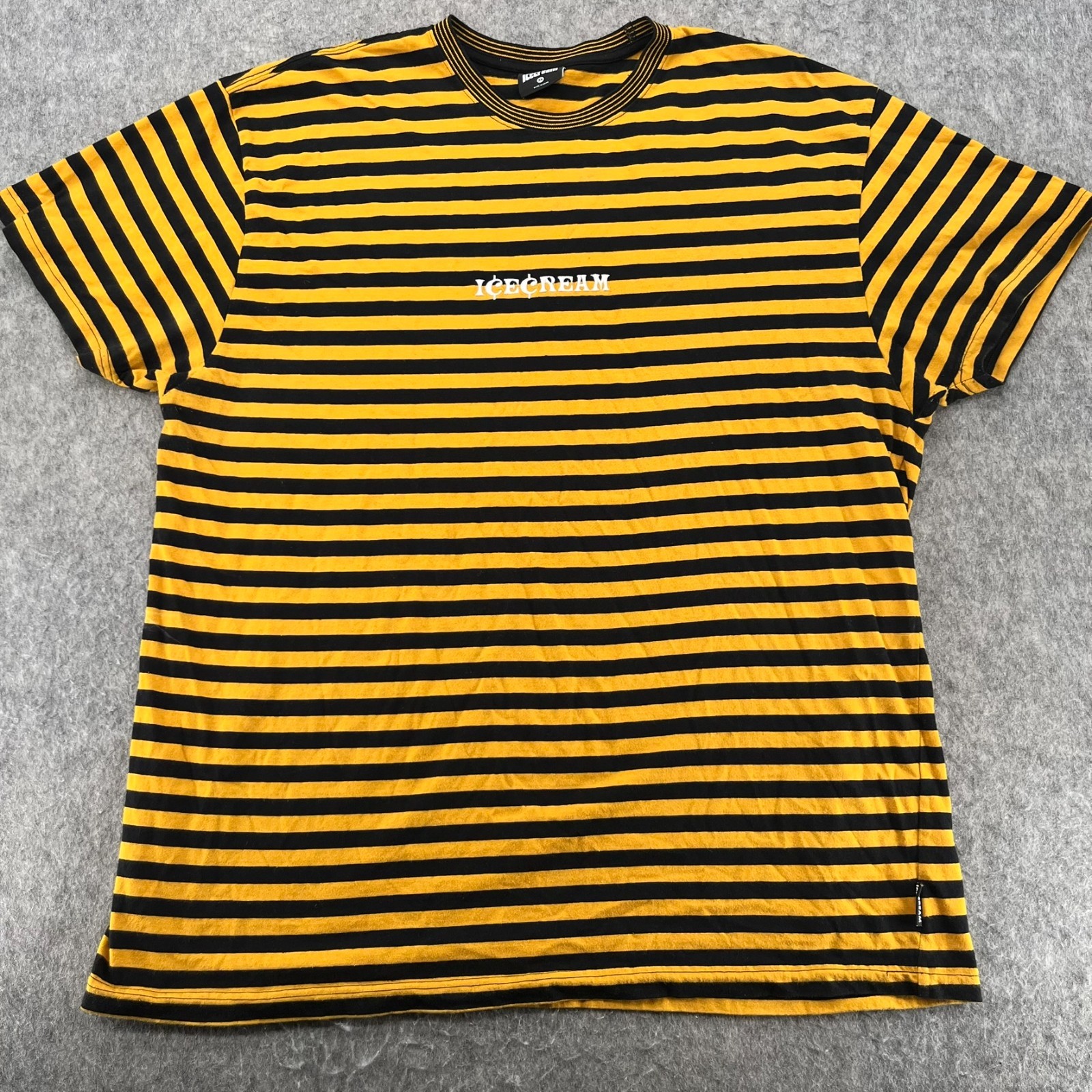 Ice Cream BBC Billionaire Boys Club Mens Size 3X Striped Tee T Shirt