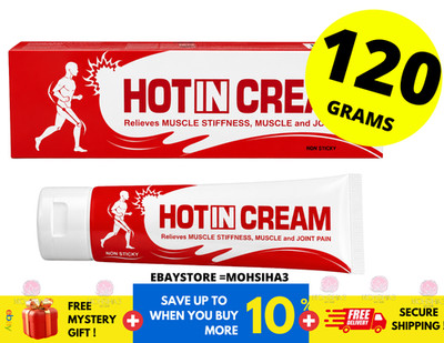 Hot In Cream Warming Massage Cream for Muscle & Body Relaxation 120g