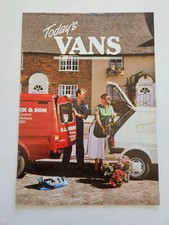 AUSTIN MAESTRO METRO VAN SALES BROCHURE 1987
