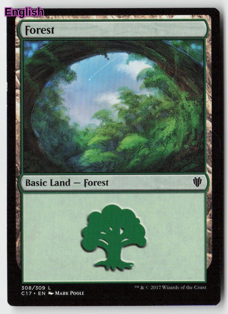 MTG Forest [C17 - 308] MP