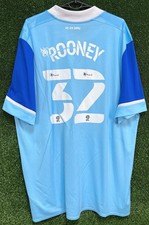 WAYNE ROONEY MEN FC DERBY COUNTY 2021/2022 SOCCER FOOTBALL SHIRT JERSEY SIZE 3XL
