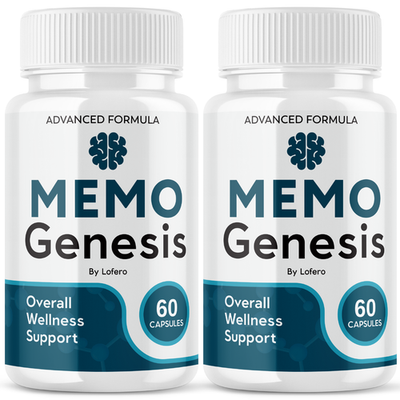 #ad #ad 2 Pack Memo Genesis Nootropic All Natural Formula Brain Supplement 120 ct $25.95