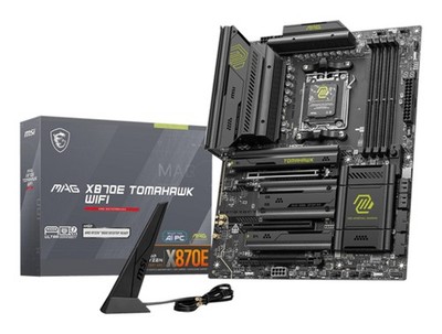 MSI MAG X870E Tomahawk WiFi Mainboard, ATX - Unterstützt AMD Ryzen 9000/8000 /