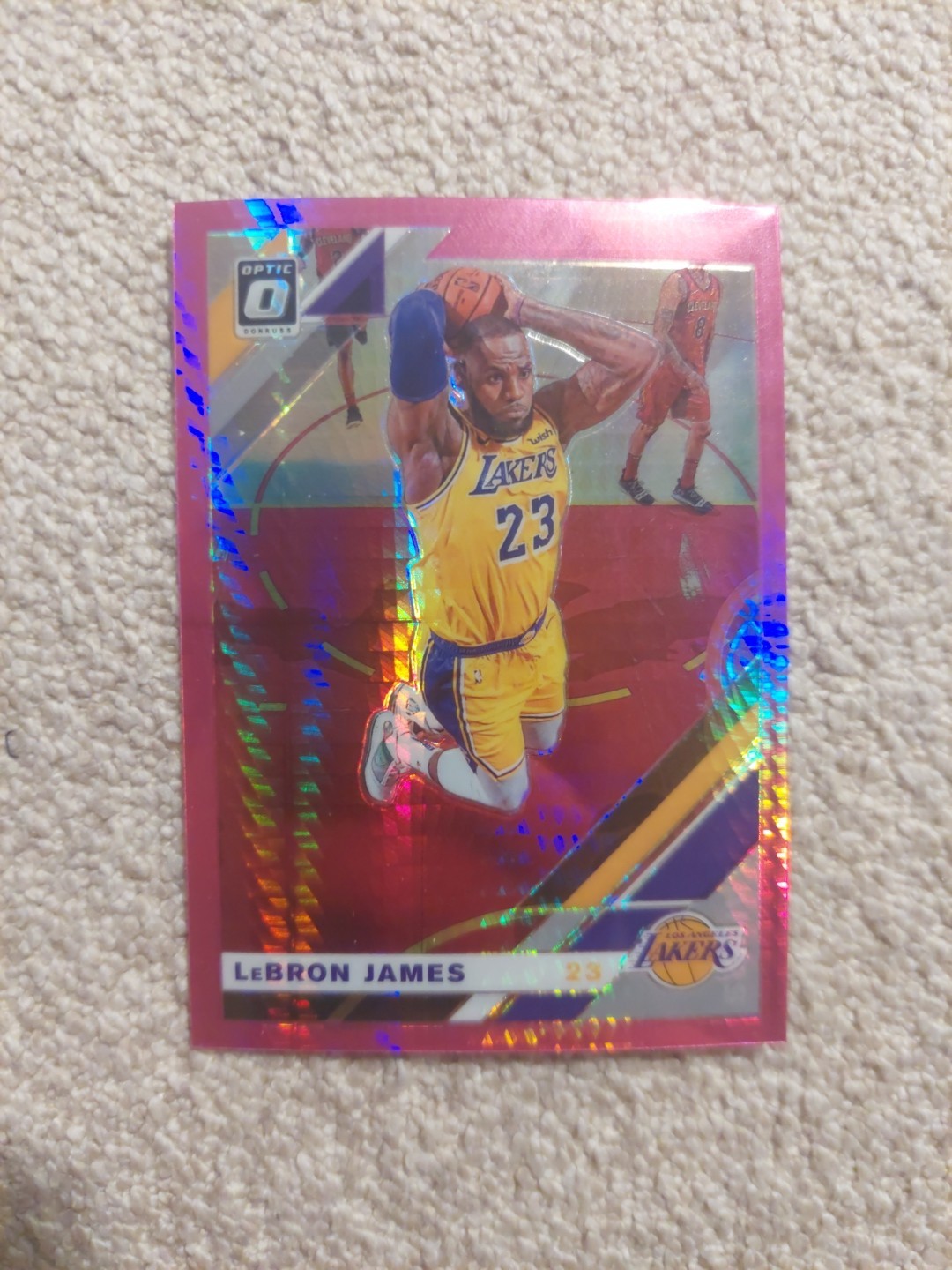 2019-20 Panini Donruss Optic - LeBron James #60 Pink Hyper Prizm