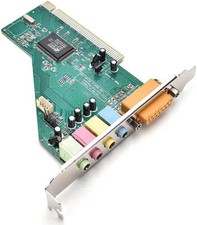 GAMEPORT CARD with Audio PCI for Vintage Joystick Control
