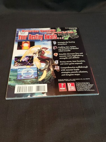 Tales of Destiny II 2 Prima Games Playstation 1 Strategy Guide - Imagen 2 de 3