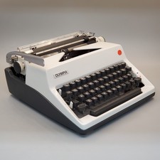 Vintage 1972 Olympia SM9 Portable Manual Typewriter with Case thumbnail