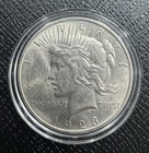 1923 P Peace Silver Dollar - AU - Almost Uncirculated 90%