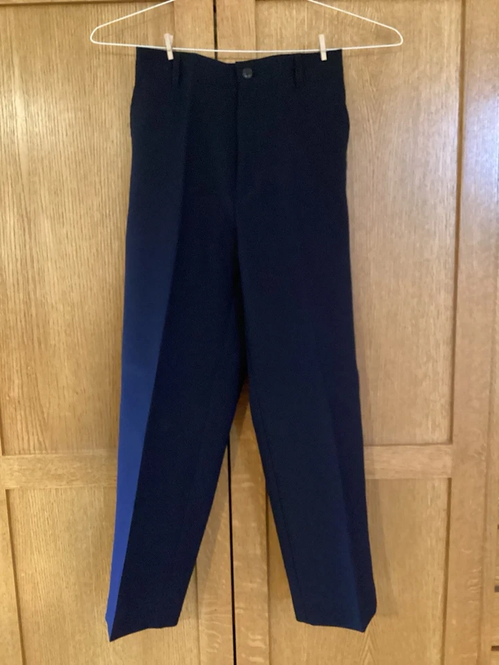 Conjunto completo de traje de vestir formal para niños G230 Gino Giovanni azul marino talla 12 Foto 3 de 3