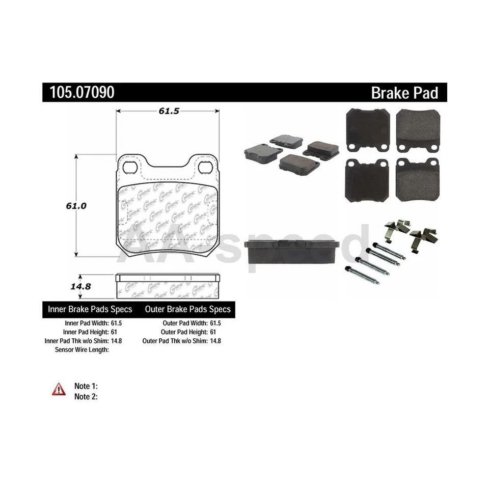 Тормозные колодки передние и задние подходят для Saturn L300 2,2 л 2005 2004 2003 2002 2001 - Изображение 2 из 4