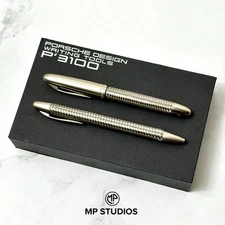 Porsche Design P3100 Collection Tec Flex Ballpoint | Rollerball Pen Set