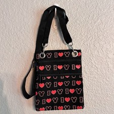 Disney Mickey Mouse Belt Bag Or Satchel New With Tags 2 Zipper Pockets