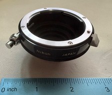 Vintage Nikon F Mount Lens to C-Mount Adaptor 16mm Movie Camera Bolex