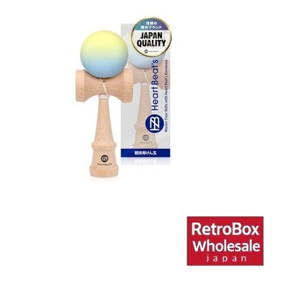Heart Beat Kendama Mystical Pastel Lemon Yellow Light Blue Competitive