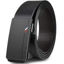 Genuine Leather Mens Ratchet Belt Belts For M...