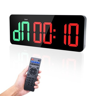 Ousmile Gym Timer Uhr, Intervall Timer für Training, 3'' Countdown Timing mit S