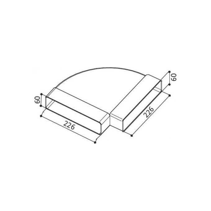 Accessorio Faber 112.0157.300 Tubo Estensione Rettangolare Cappa