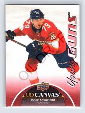 2021-22 Upper Deck Extended Series Young Guns Canvas Cole Schwindt #C387