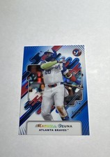 2025 Topps Pristine - Marcell Ozuna #89 Blue Refractor /75