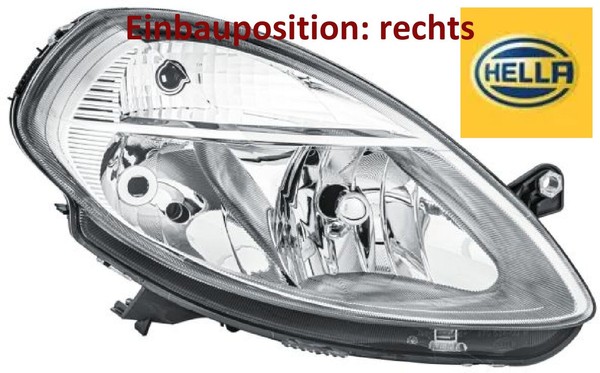 Hella 1EB270521-241 Hauptscheinwerfer Rechts Scheinwerfer FüR Lancia-image
