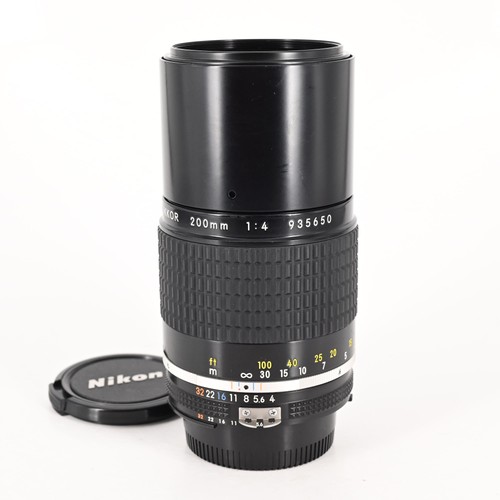 Nikon Nikkor AI-S 200mm f4 Lens #650