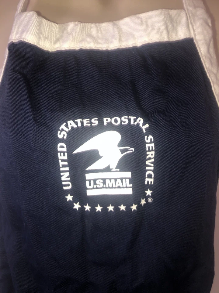 VTG Faeriko Made In USA Blue US Mail United States Postal Service Apron Workwear - Image 2 of 4