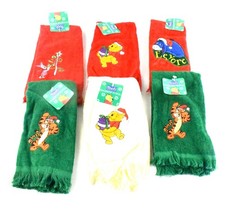 Vintage Winnie The Pooh Fingertip Towel Lot Of 6