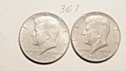 KENNEDY HALF DOLLAR,  40%  SILVER, 1968-D.  1968-D,  ---367