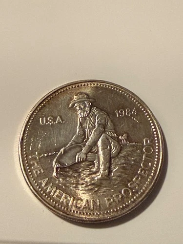 1984 American Prospector Engelhard 1 Troy oz Fine Silver