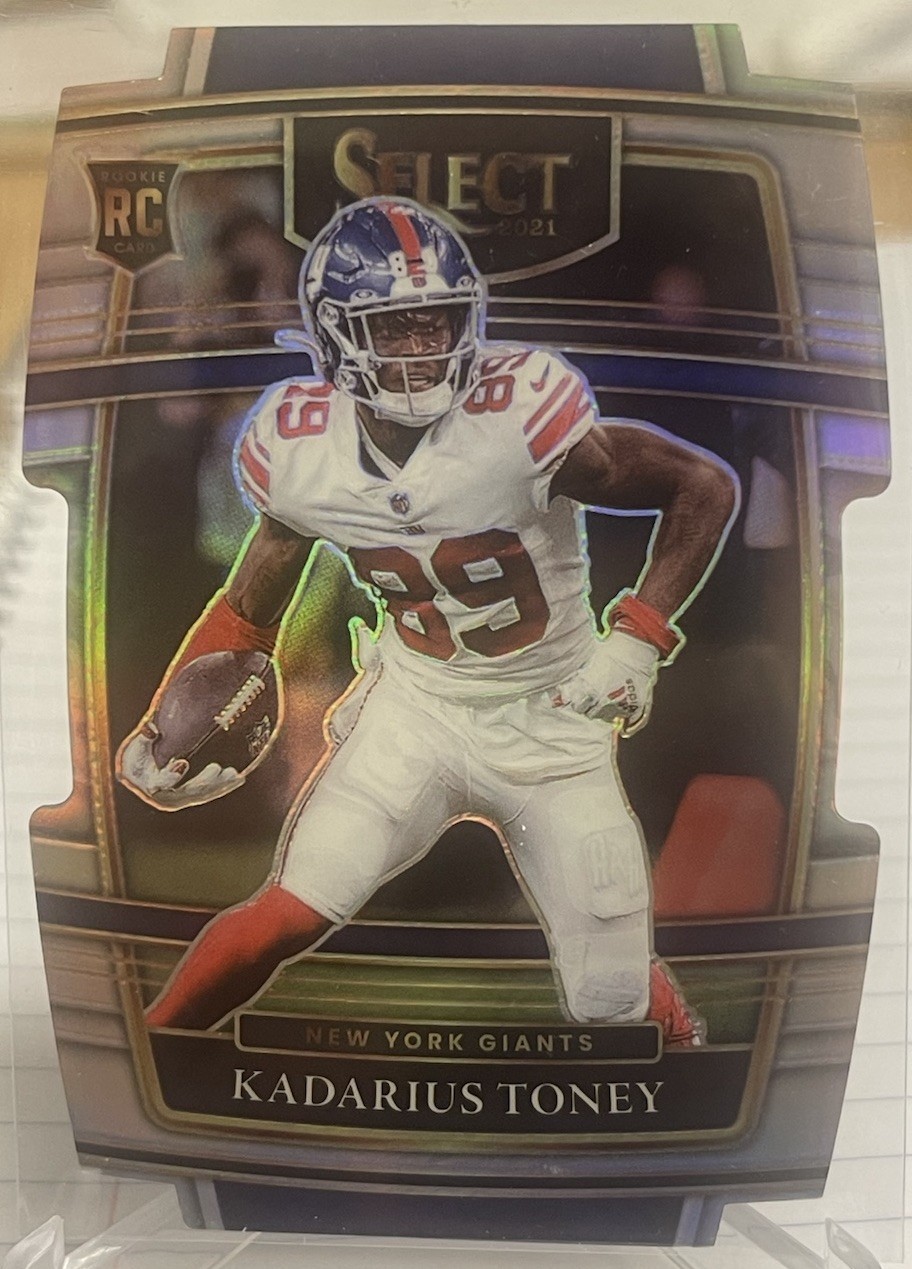 2021 Panini Select #52 Kadarius Toney RC Rookie Silver Prizm New York Giants